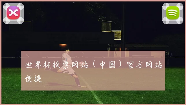 世界杯投票网站（中国）官方网站便捷